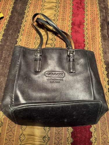 Vintage coach black - black, smooth