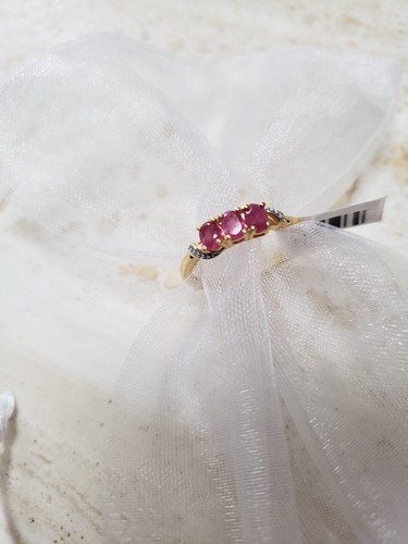 Anello trilogy rubino - anello,