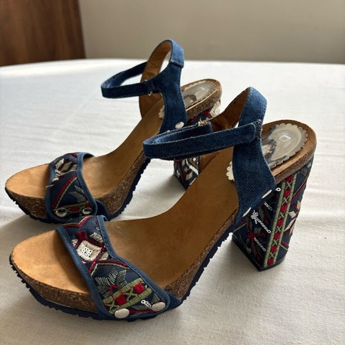 Sandali desigual con tacco - sandali,