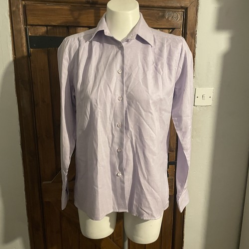 Camicia donna viola manica