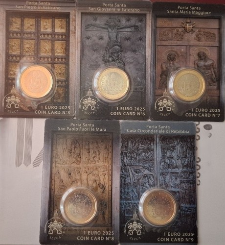 Vaticano coin card euro - card,