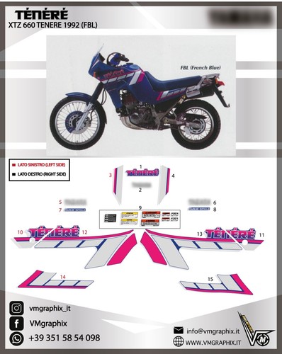 Adesivi xtz 660 - adesivi, 3yf