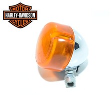 Freccia posteriore anteriore cromata originale Harley Davidson 1200 883 d'epoca