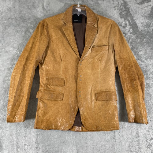 Giacca pelle vintage david - giacca,