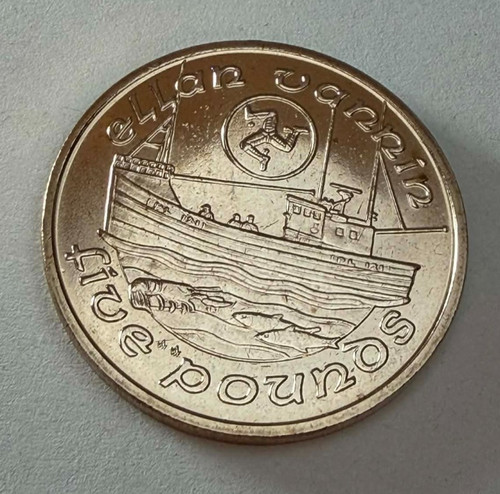 Moneta 1991 isola - £, man
