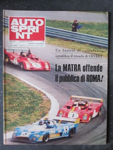 Autosprint 1973 matra - 1973,