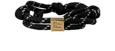 Miu Miu Cord Bracelet Fabric
