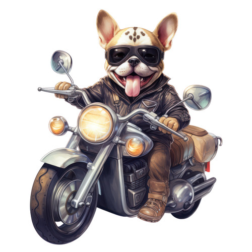 Adesivi auto bulldog - adesivi, francese
