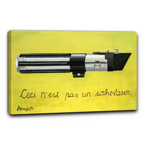 Nerdart quadro ceci est - nerdart,
