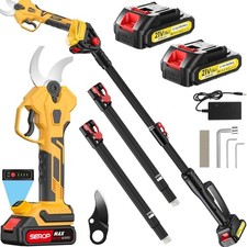 WaaYb Forbici da Potatura Elettriche Batteria da 2,5-4 cm per Giardino