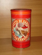 SCATOLA AMARETTI DI SARONNO LAZZARONI Vintage Collezione Pubblicità d’Epoca