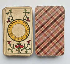 Viassone 63 carte tarocchi piemontesi senza scatola Mazzo incompleto da recupero