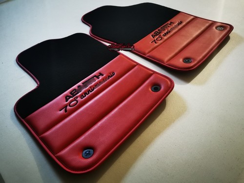 Tappetini abarth pelle e - tappetini,