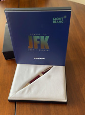 STILOGRAFICA MONTBLANC JOHN . F. KENNEDY  IN BOX E DOCUMENTI COME NUOVA