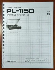 Pioneer PL-115D Giradischi