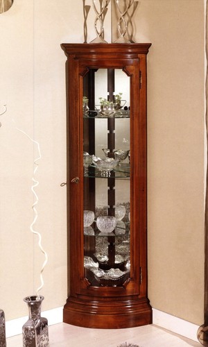Vetrina angoliera legno - vetrina,