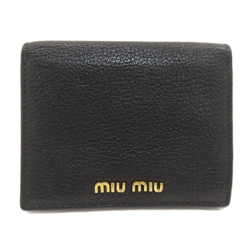 Portafoglio miumiu logo bifold - portafoglio,