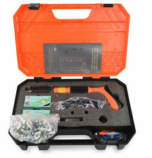 Mini Pistola Sparachiodi Manuale,Pistola per Unghie Sparachiodi con 100 Chiodi