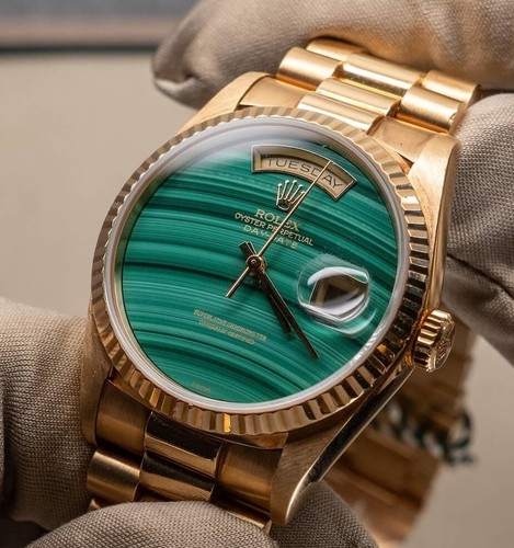 Rolex daydate 36mm malachite - daydate,
