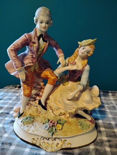 Vintage capodimonte porcelain - vintage,