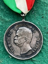 medaglia Umberto I Savoia al Merito Argento