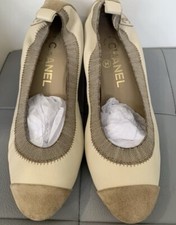 Ballerine Chanel donna beige