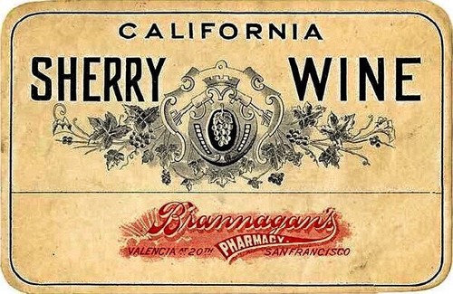 California wine label - wine, *2x3