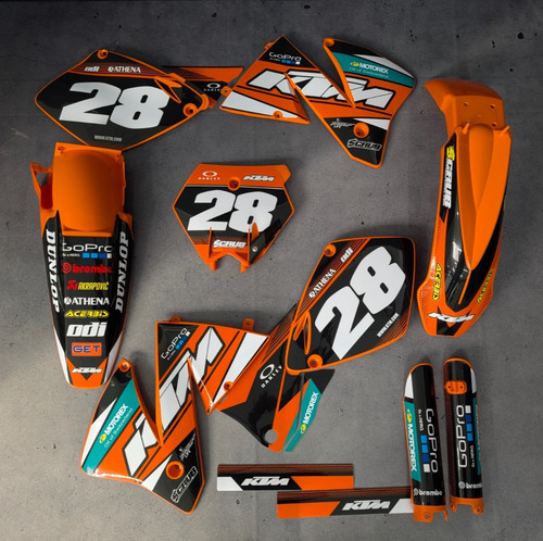 Plastiche grafica ktm sx - plastiche, +