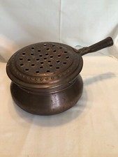 scaldaletto - scaldino in rame, vecchio portabracesulla