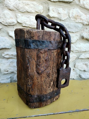 Fermaporta colonna rustico - fermaporta,