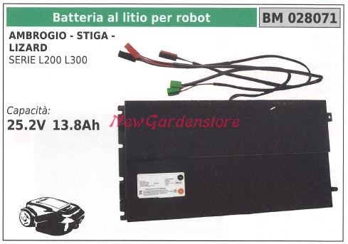 Batteria litio per robot - batteria,