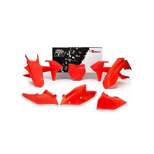 Kit plastiche racetech arancio - plastiche,