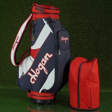 VINTAGE BEN HOGAN GOLF STAFF BAG 9” TOP, USA RED / WHITE / BLUE ~ AMAZING !!