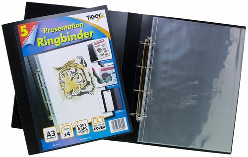 Tiger black raccoglitore ad - black,