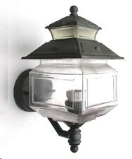 Applique illuminazione a muro da esterno in alluminio e vetro trasparente. 20190