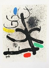 Joan Mirò - Litografia vintage originale - Con certificato di autenticità - 1971