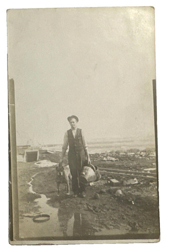 Antico rppc uomo secchi - antico,