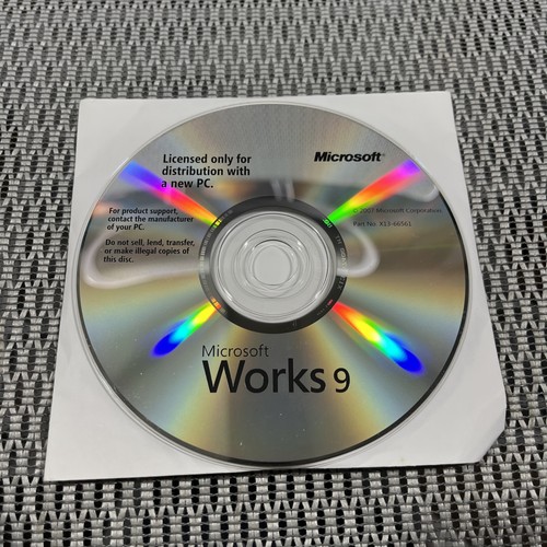 Microsoft works software - microsoft,
