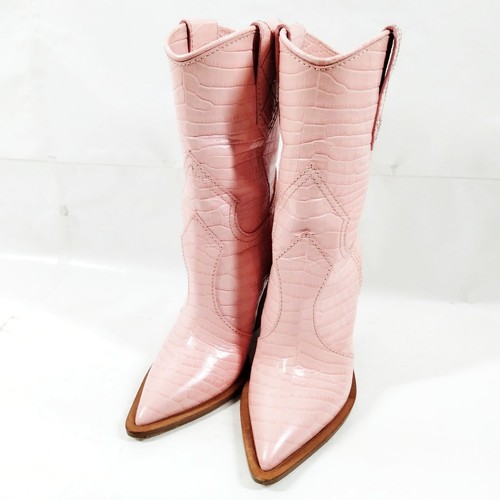 Stivali fendi donna rosa pelle - rosa,