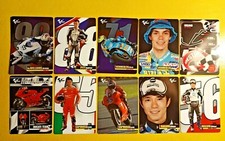 TRADING CARD MOTO GP SCEGLI WILLIAMS, NAKANO, DUCATI, CAPIROSSI,VERMEULEN,MISANO