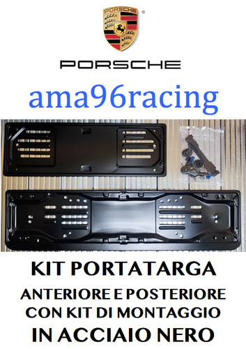 Kit portatarga completo ant - portatarga,
