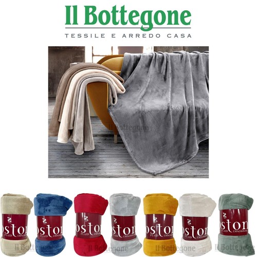 Coperta plaid pile tinta - , unita