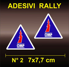 Adesivi Sticker OMP BATTERIA | SPARCO SABELT RALLY WRC TOYOTA RENAULT FORD