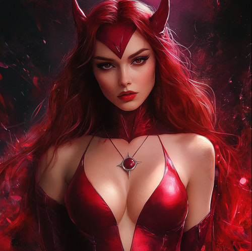Scarlet witch 16 stampa - witch, 16"