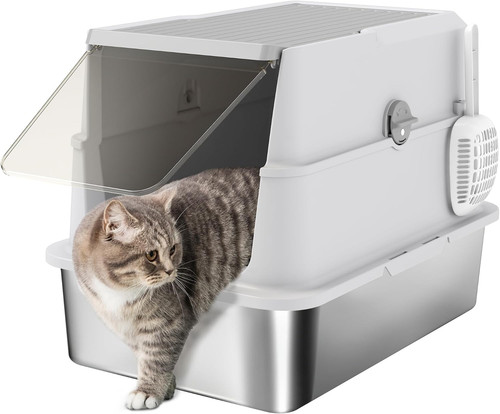 Lettiera per gatti - gatti, acciaio