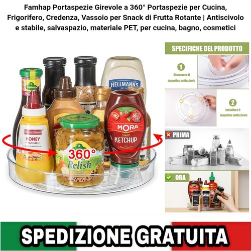 Portaspezie girevole 360 - girevole, 360°