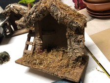 VINTAGE capanna Per Presepe anni'60 made in Italy