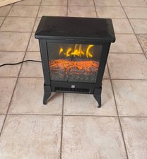 Camino Stufa Elettrica Verona Effetto Fuoco a LED Caminetto 2000W 23x38x46cm