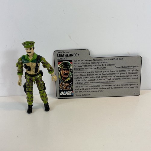 Joe cobra 1986 leatherneck - gi,