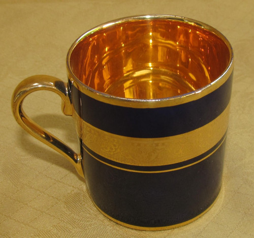 Tazza caffè blu - blu, in
